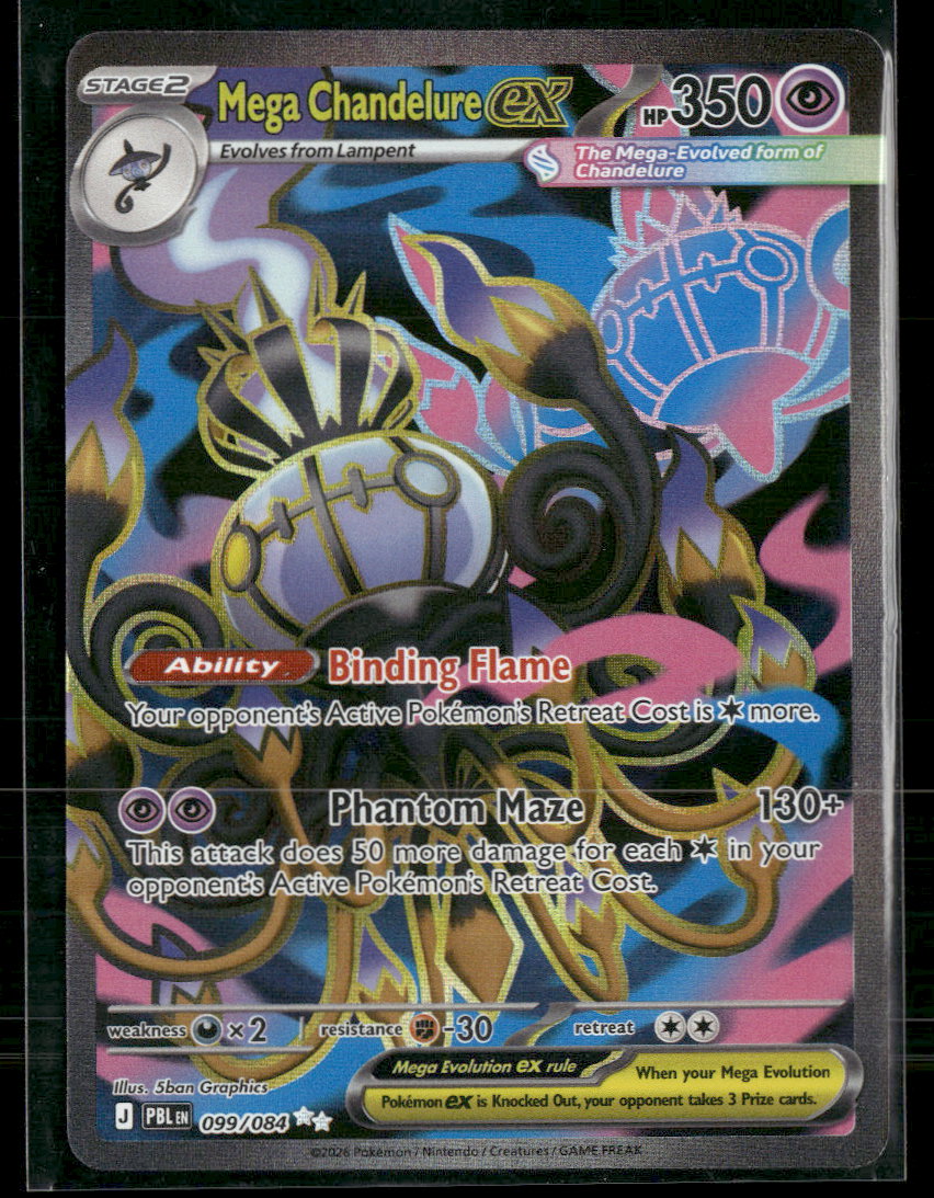 ME05: Pitch Black Mega Chandelure ex #099/084