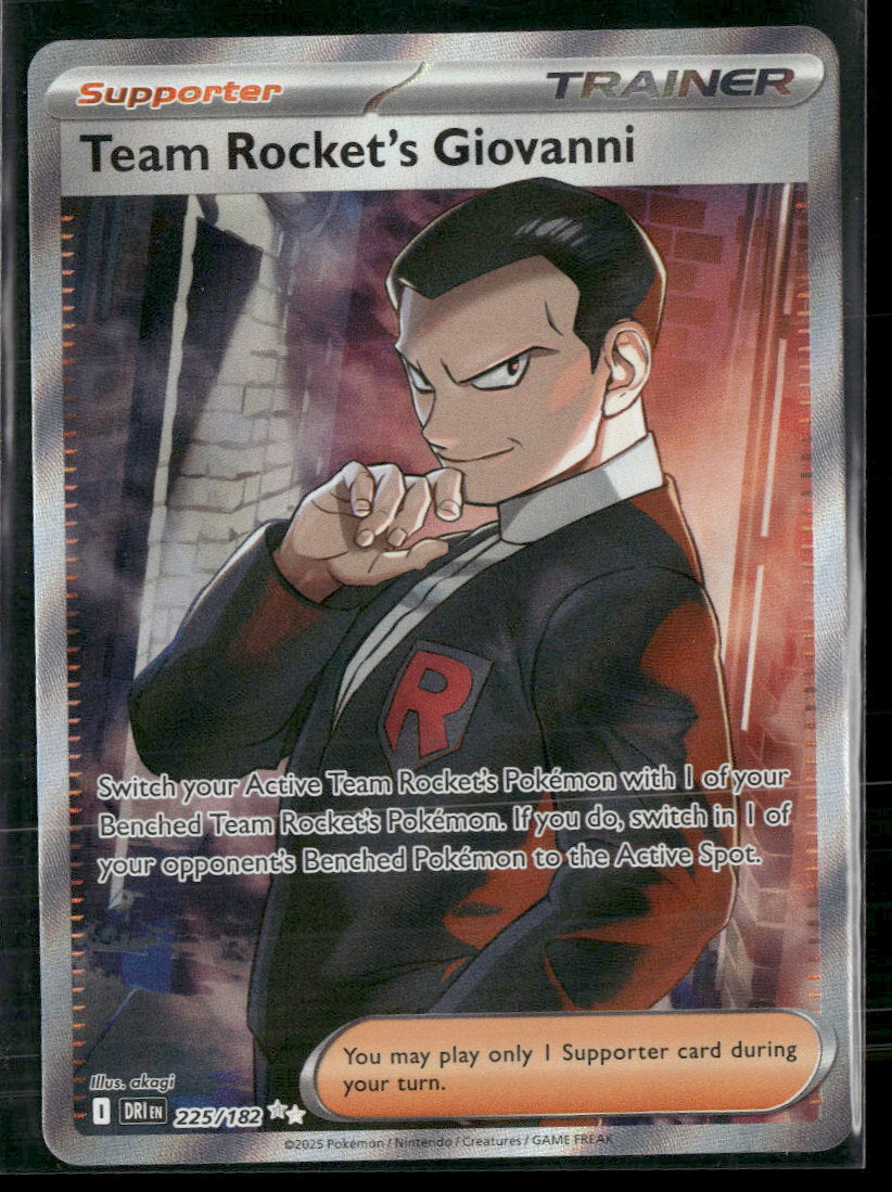SV10: Destined Rivals Team Rocket's Giovanni #225/182