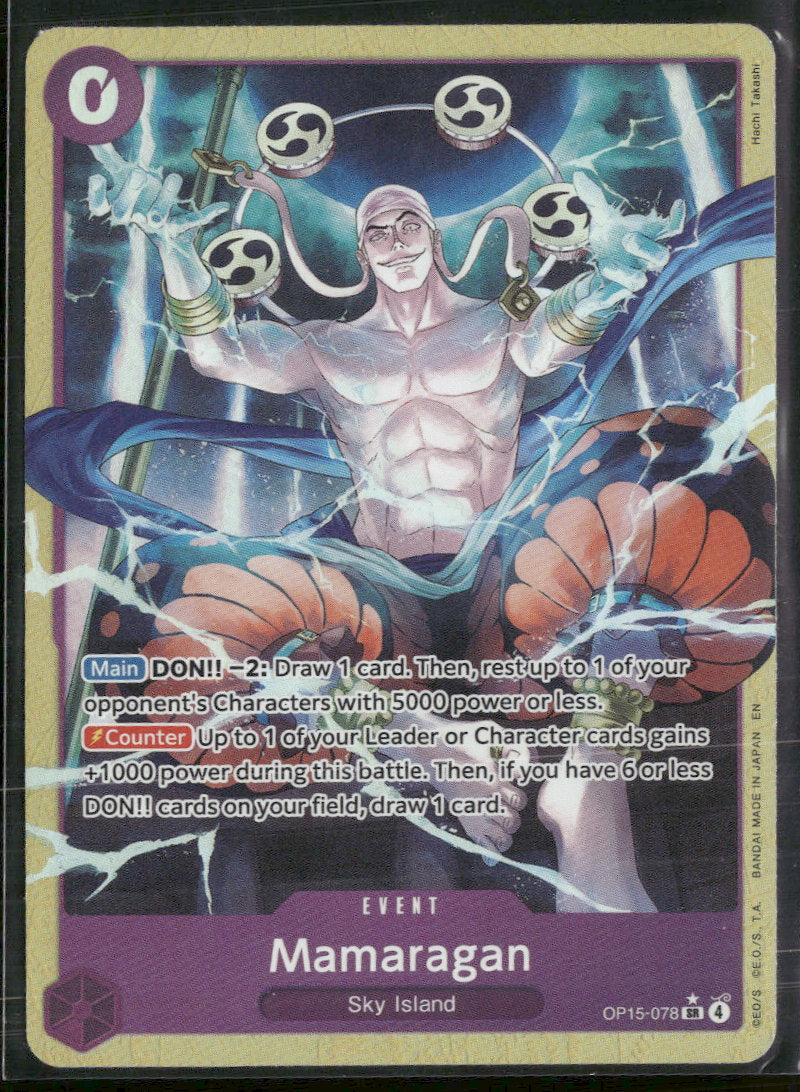 Adventure on Kami's Island Mamaragan (Alternate Art) #OP15-078