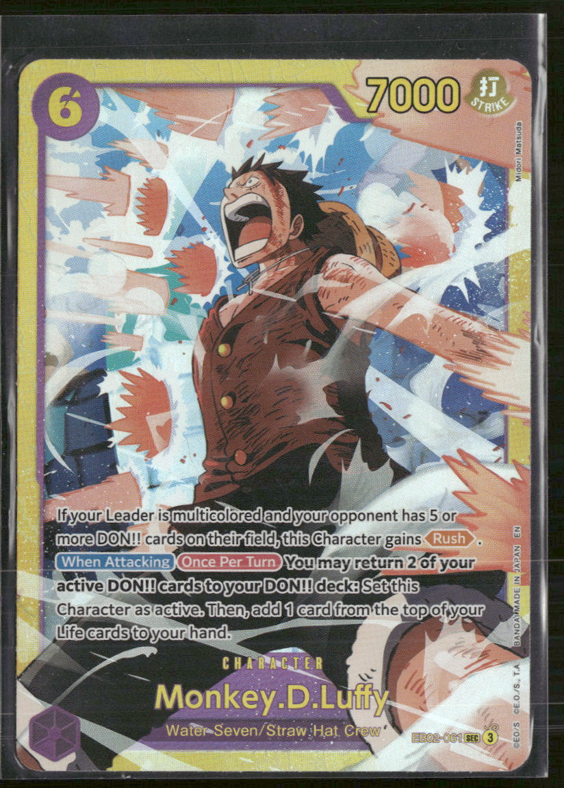 Premium Booster -The Best- Vol. 2 Monkey.D.Luffy #EB02-061