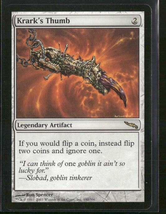 Mirrodin Krark's Thumb #190
