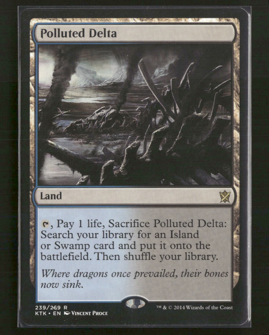 Khans of Tarkir Polluted Delta #239