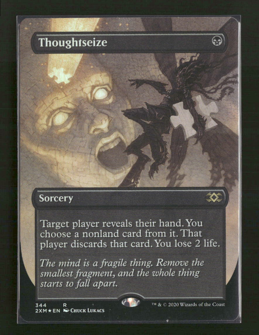 Double Masters Thoughtseize (Borderless) #344