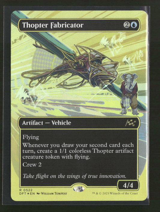 Aetherdrift Thopter Fabricator (Borderless) (First-Place Foil) #522