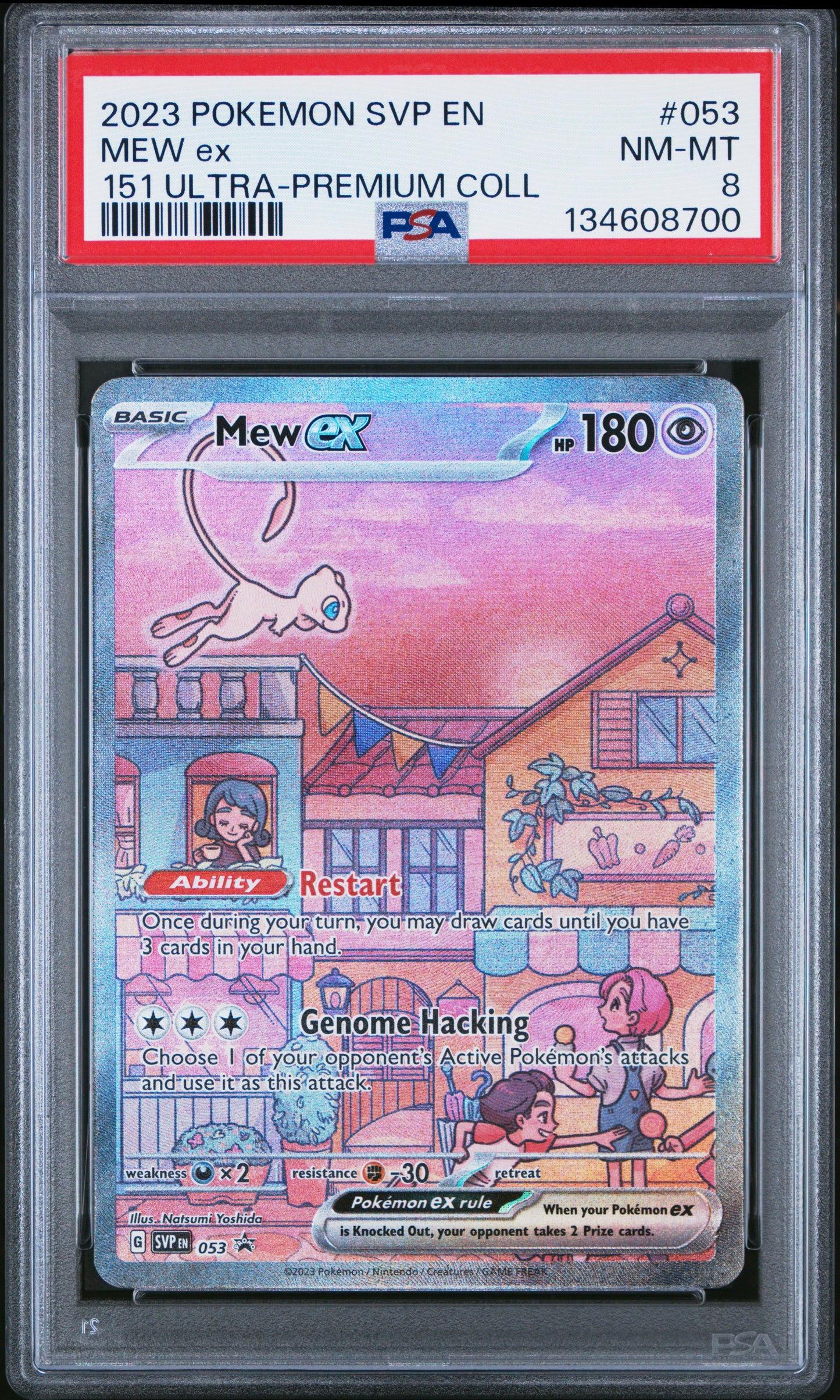 2023 Pokemon Svp En-Sv Black Star Promo 151 Ultra-Premium Coll Mew Ex 8 PSA #053