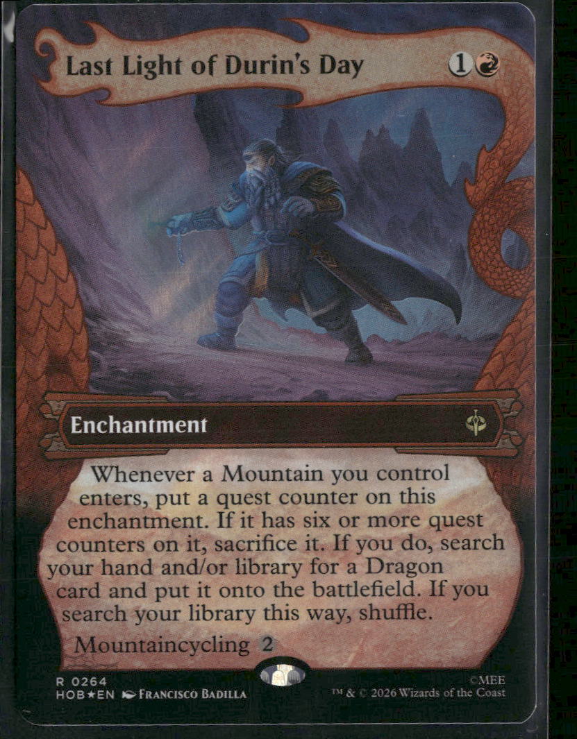 The Hobbit Last Light of Durin's Day (Showcase) (Surge Foil) #264