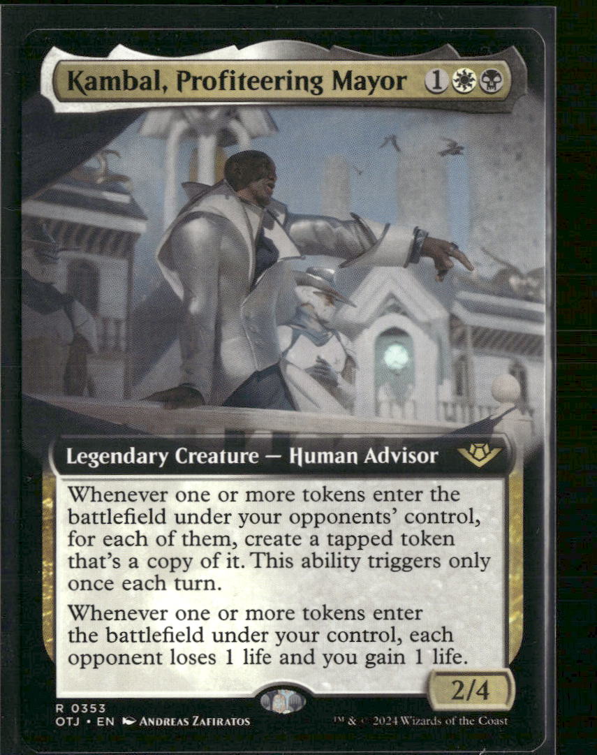 Outlaws of Thunder Junction Kambal, Profiteering Mayor (Extended Art) #353