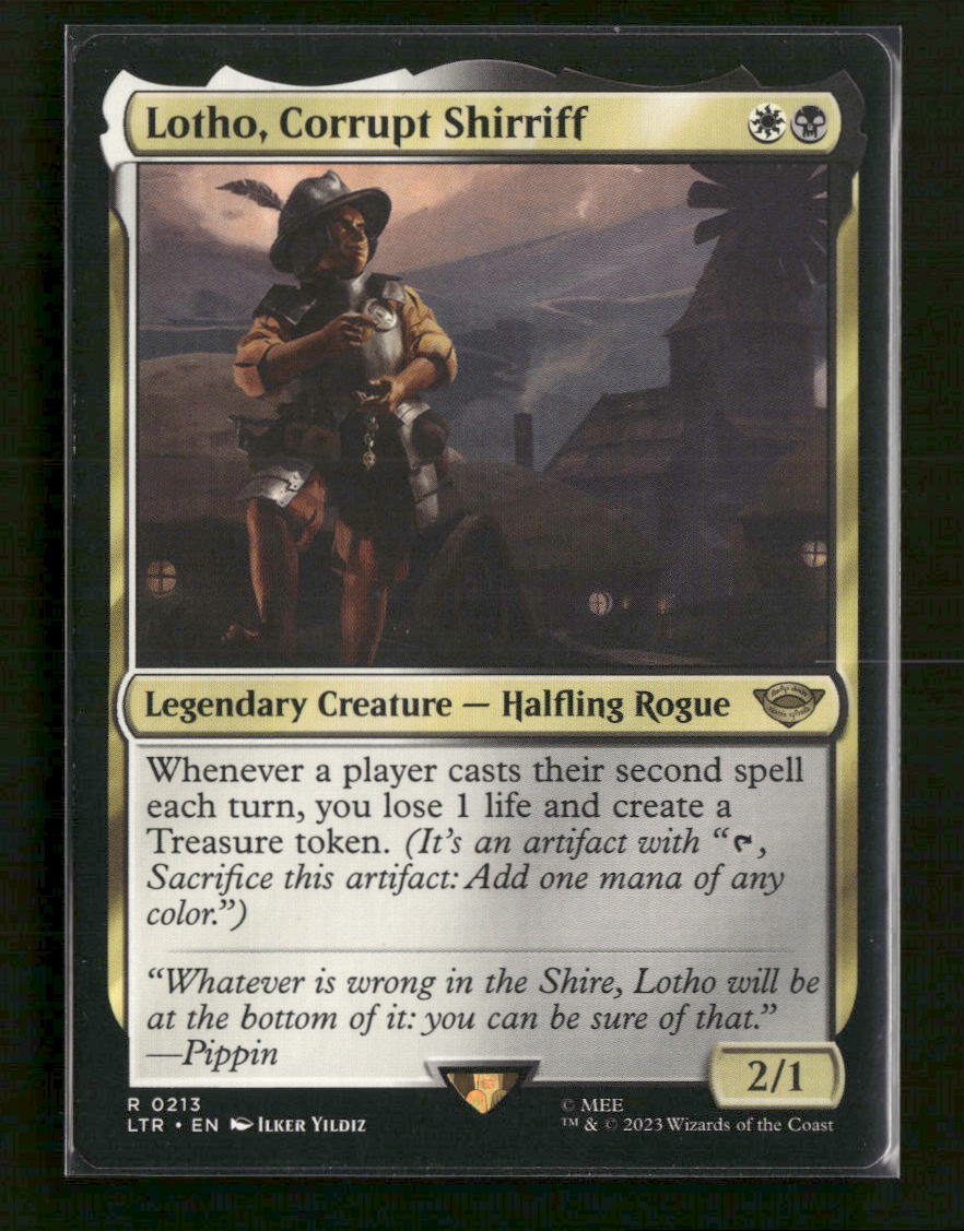UB The Lord of the Rings: Tales of Middle-earth Lotho, Corrupt Shirriff #213