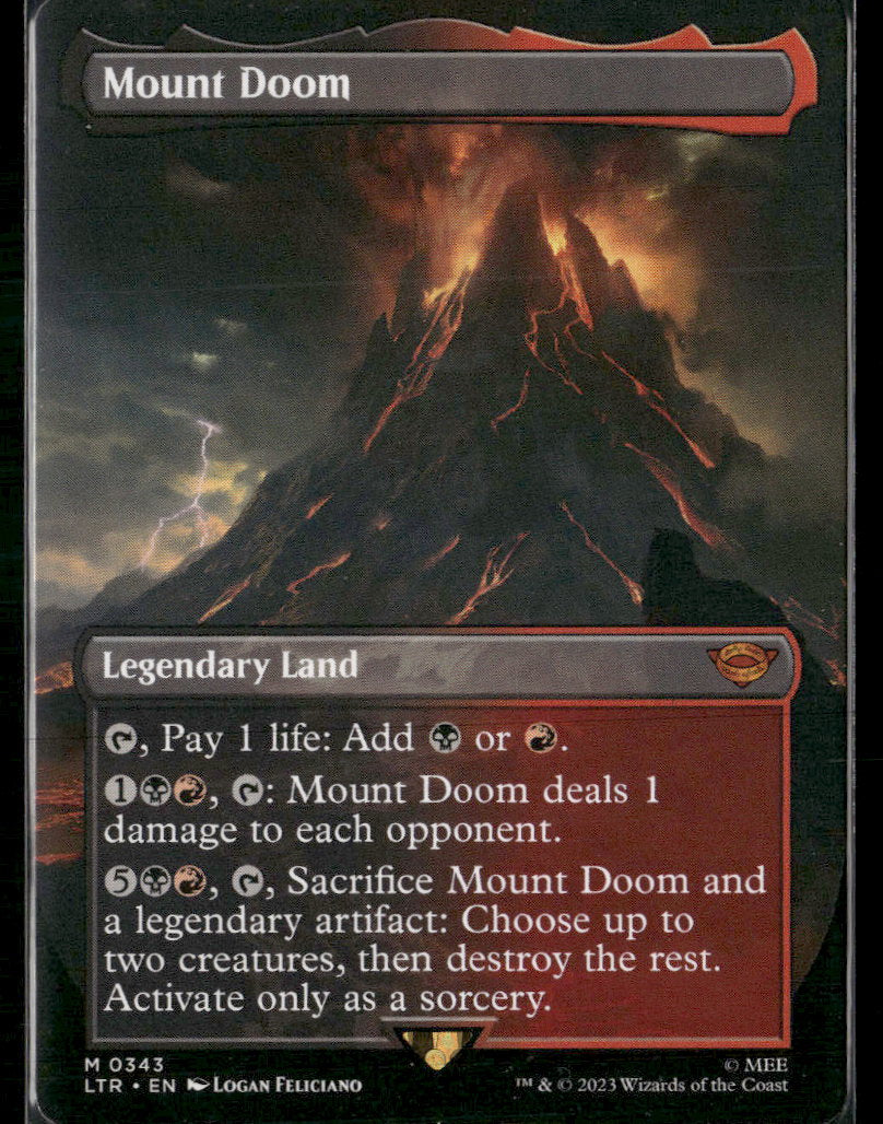 UB The Lord of the Rings: Tales of Middle-earth Mount Doom (Borderless) #343