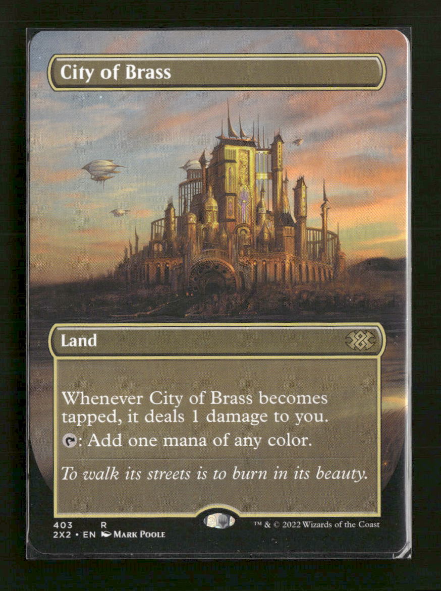 Double Masters 2022 City of Brass (Borderless) #403