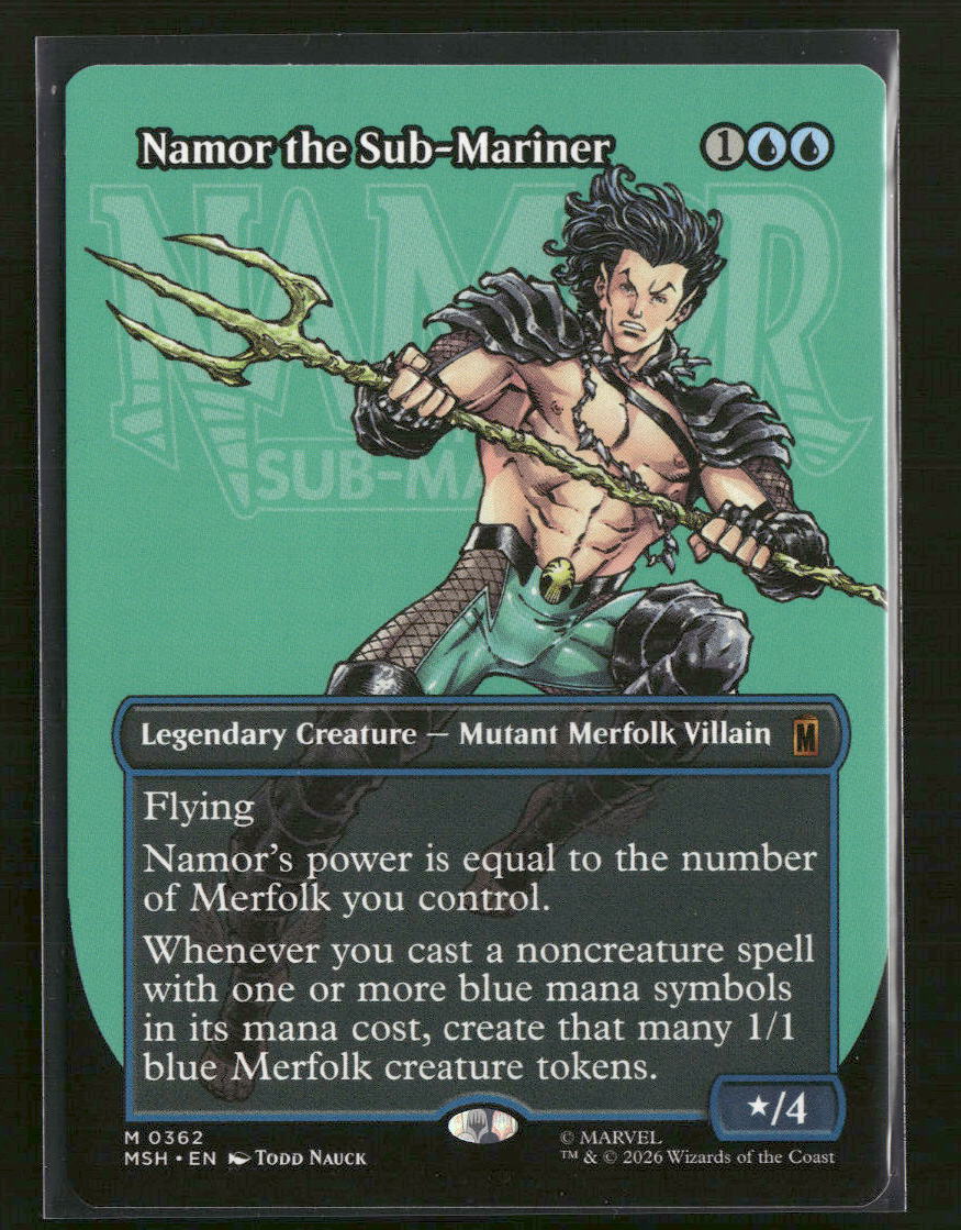 Marvel Super Heroes Namor the Sub-Mariner (Borderless) (0362) #362