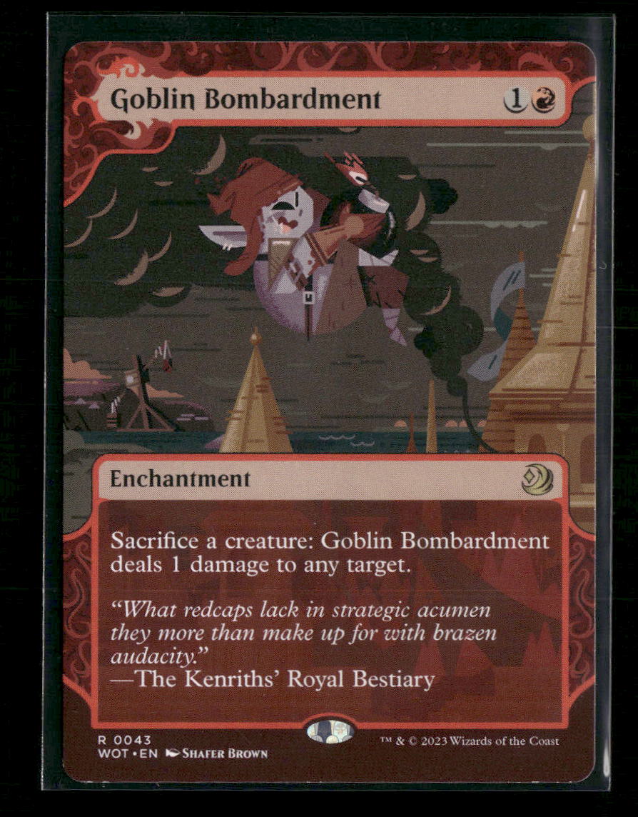 Wilds of Eldraine: Enchanting Tales Goblin Bombardment #43