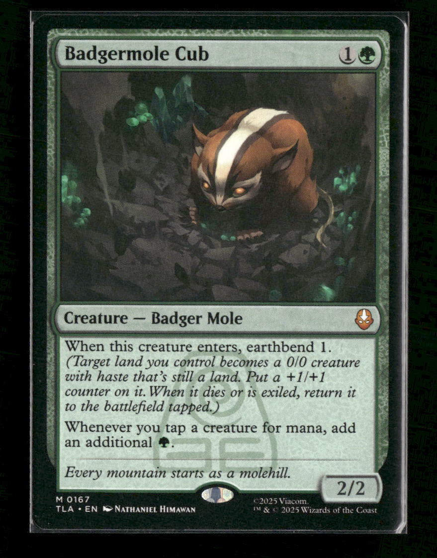 Avatar: The Last Airbender Badgermole Cub #167