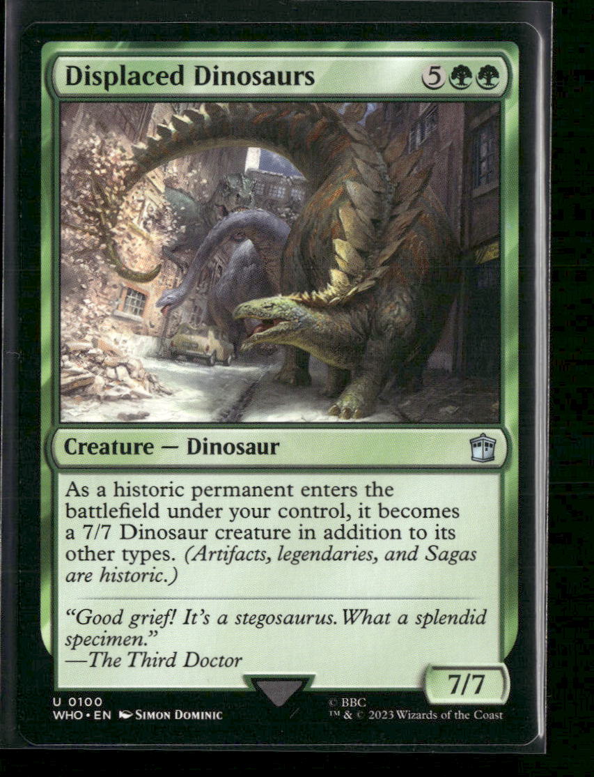 Universes Beyond: Doctor Who Displaced Dinosaurs #100