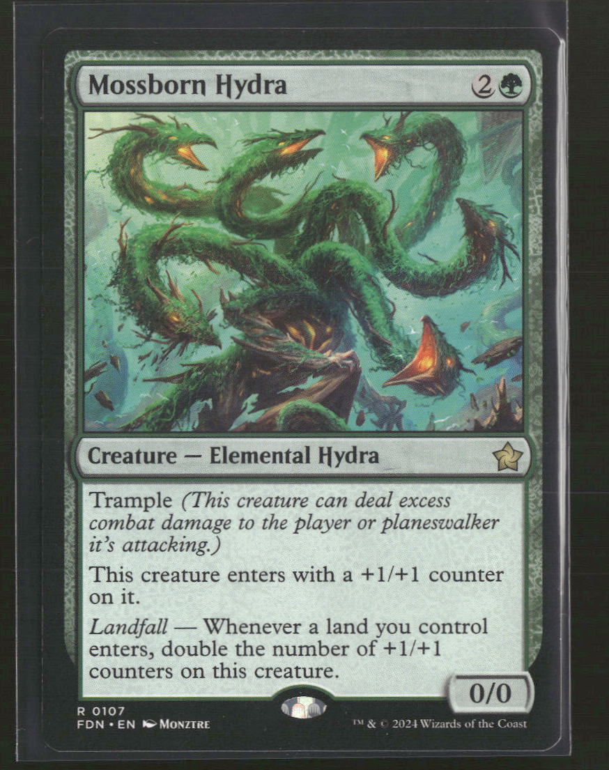 Foundations Mossborn Hydra #107