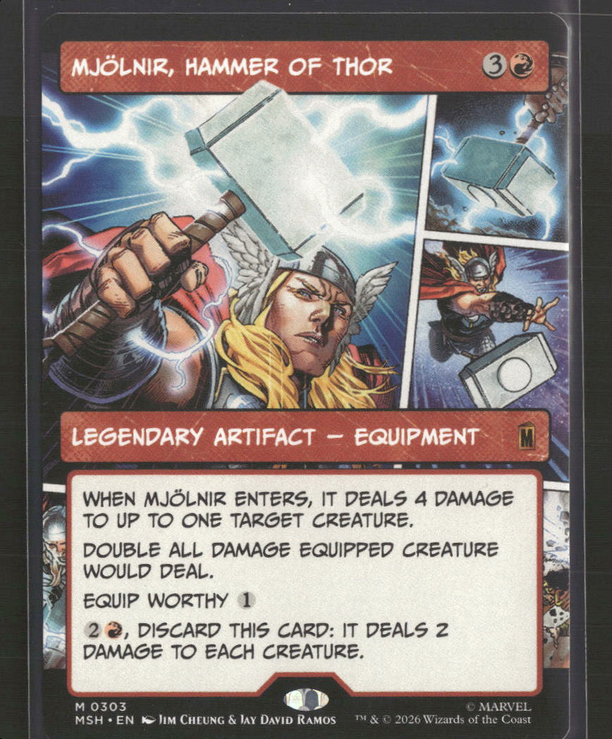 Marvel Super Heroes Mjolnir, Hammer of Thor (Borderless) (0303) #303