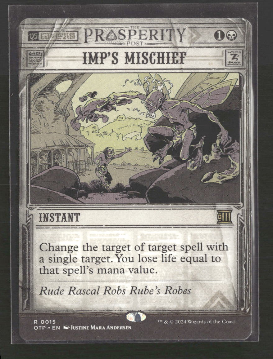 Outlaws of Thunder Junction: Breaking News Imp's Mischief #15