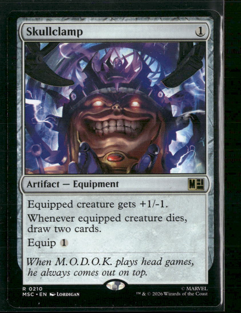 Commander: Marvel Super Heroes Skullclamp #210