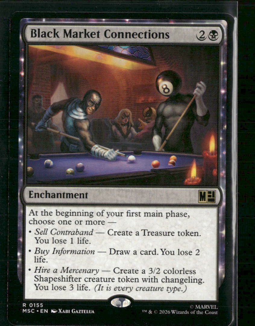 Commander: Marvel Super Heroes Black Market Connections #155