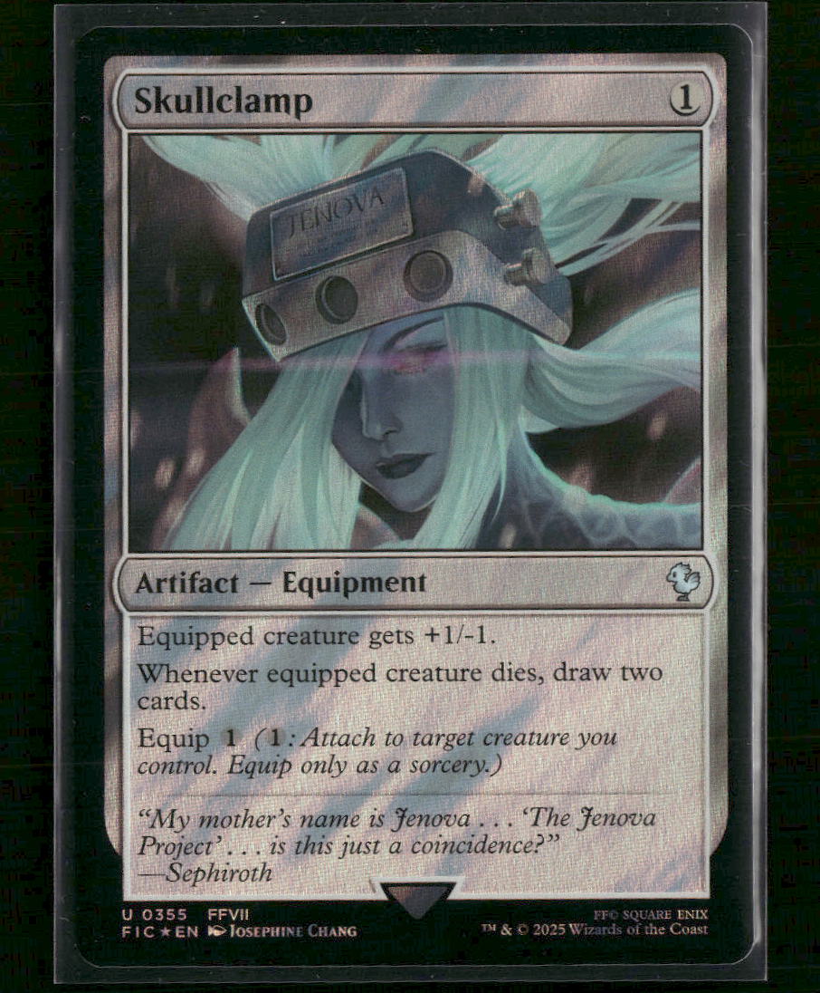 Commander: FINAL FANTASY Skullclamp (Surge Foil) #355