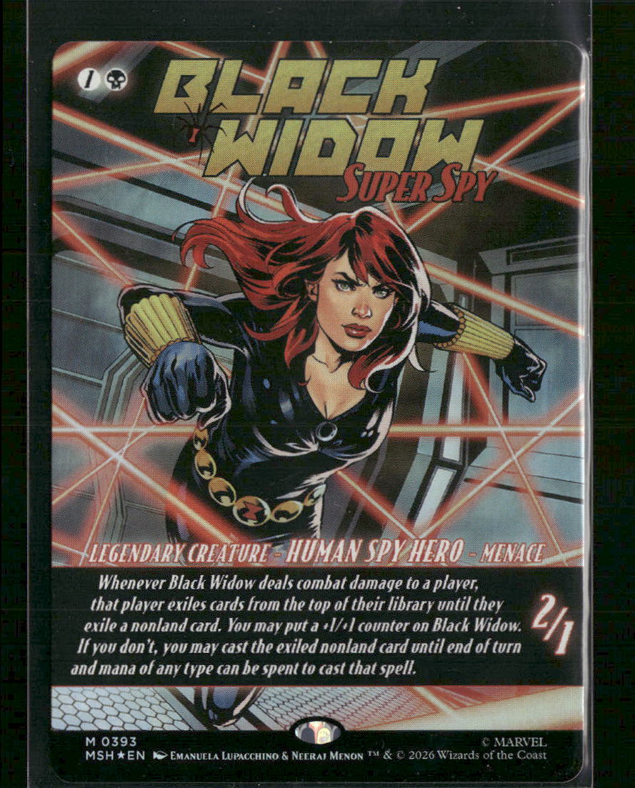 Marvel Super Heroes Black Widow, Super Spy (Borderless) (0393) #393