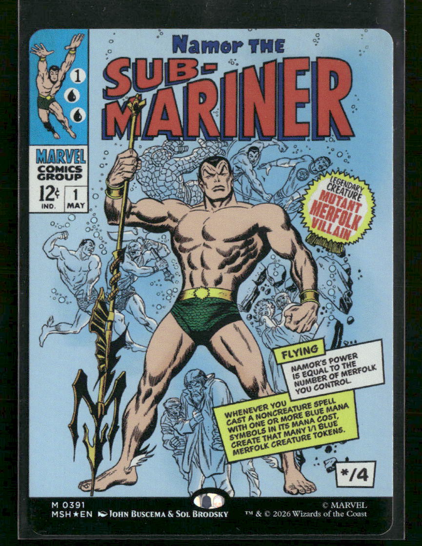 Marvel Super Heroes Namor the Sub-Mariner (Borderless) (0391) #391