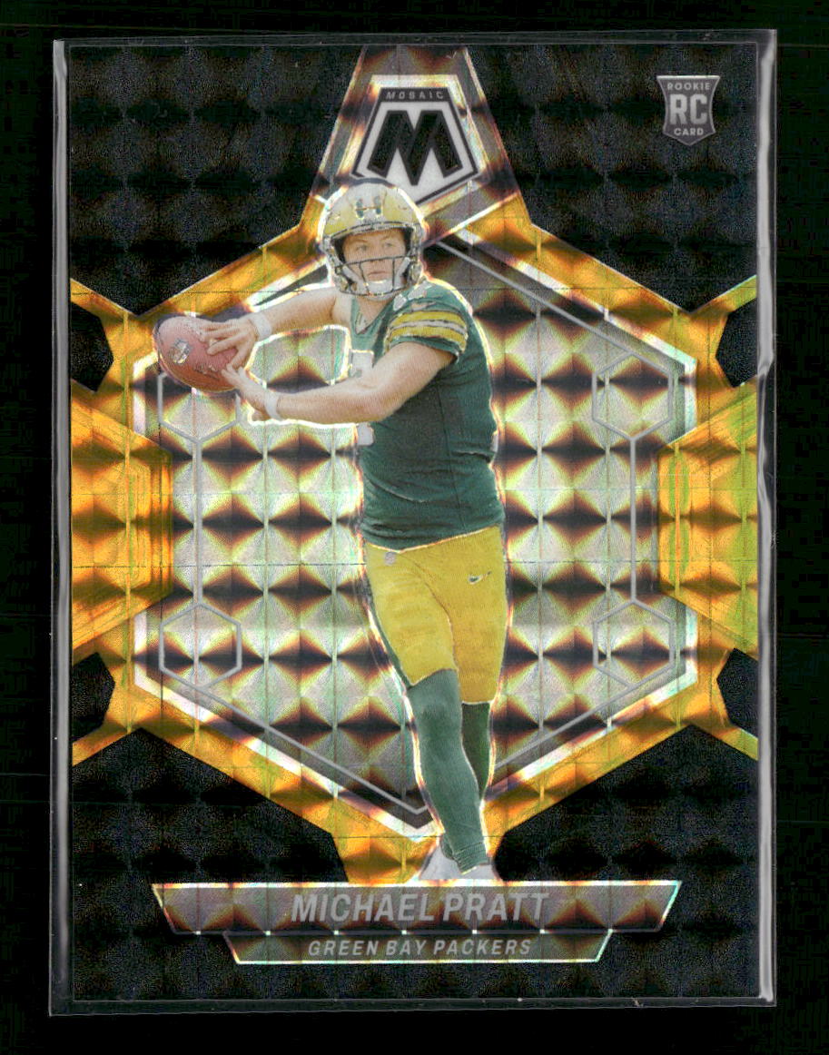 2024 Panini Mosaic Mosaic Choice Black Gold Michael Pratt #/8 #400