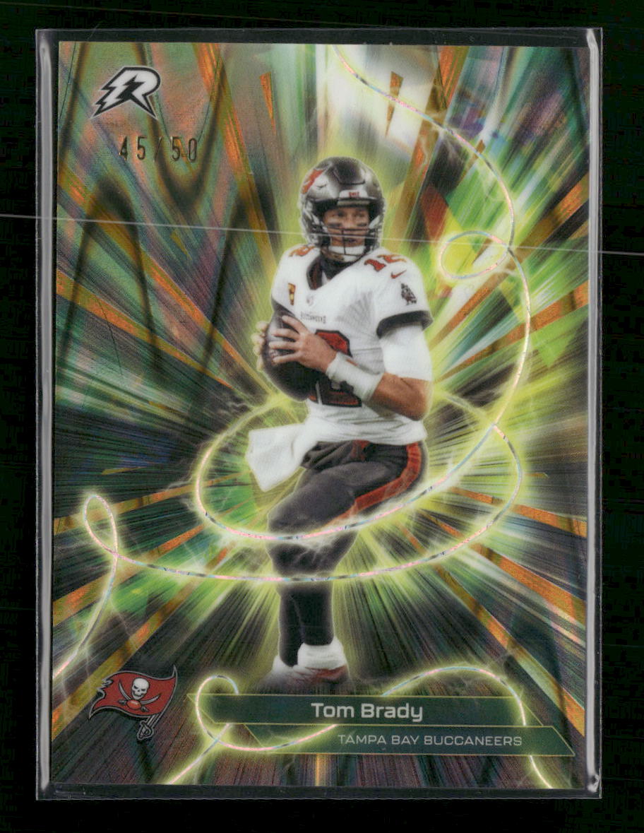 2025 Topps Resurgence Conductors Gold Power Surge Refractor Tom Brady #/50 #C-23