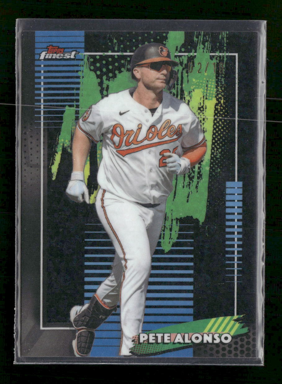2026 Finest Black Refractors Pete Alonso #/10 #64