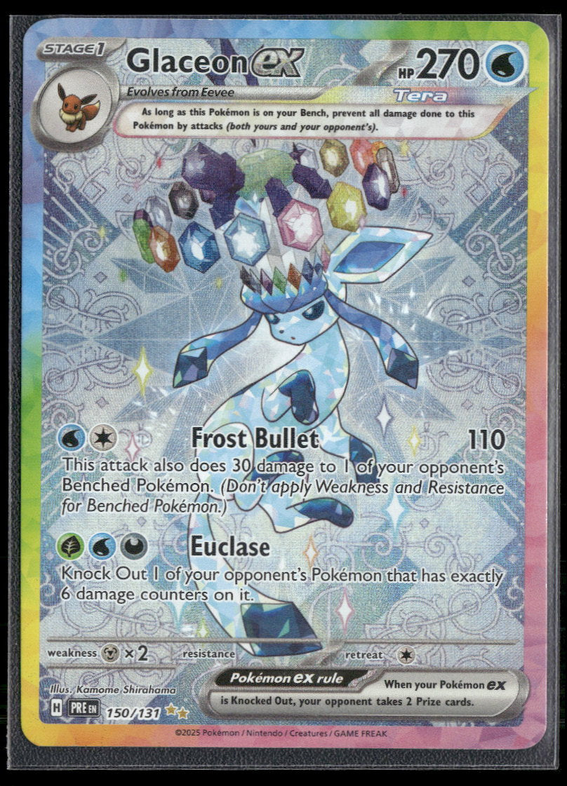 SV: Prismatic Evolutions Glaceon ex #150/131