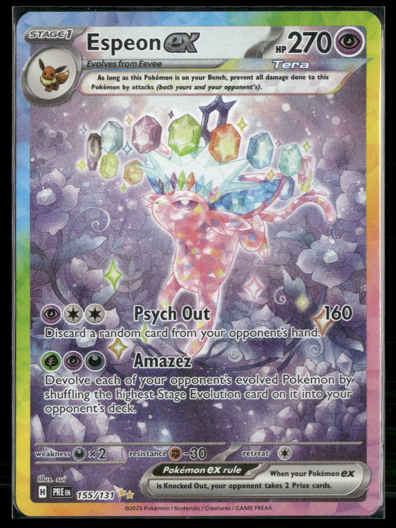 SV: Prismatic Evolutions Espeon ex #155/131