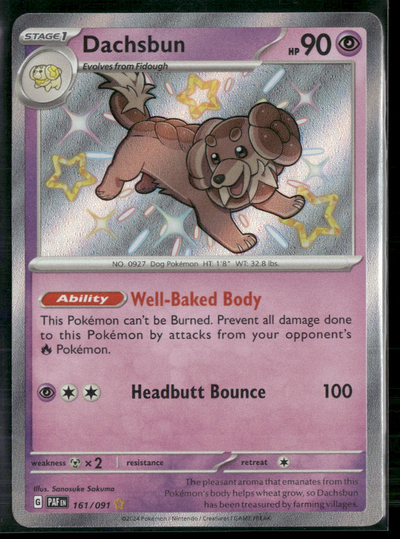 SV: Paldean Fates Dachsbun #161/091