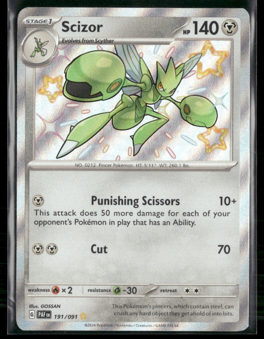SV: Paldean Fates Scizor #191/091