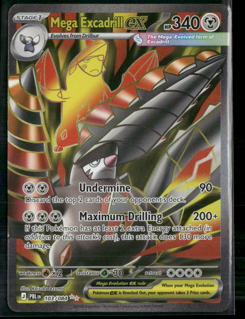 ME05: Pitch Black Mega Excadrill ex #103/084
