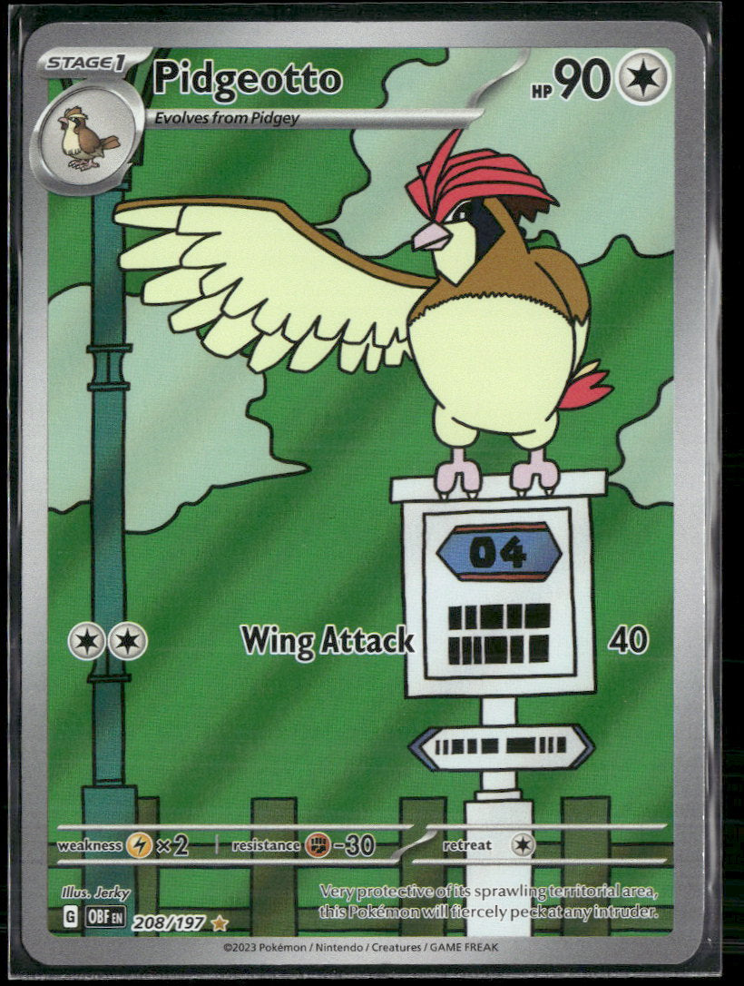 SV03: Obsidian Flames Pidgeotto #208/197