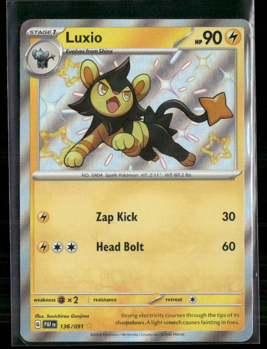 SV: Paldean Fates Luxio #136/091