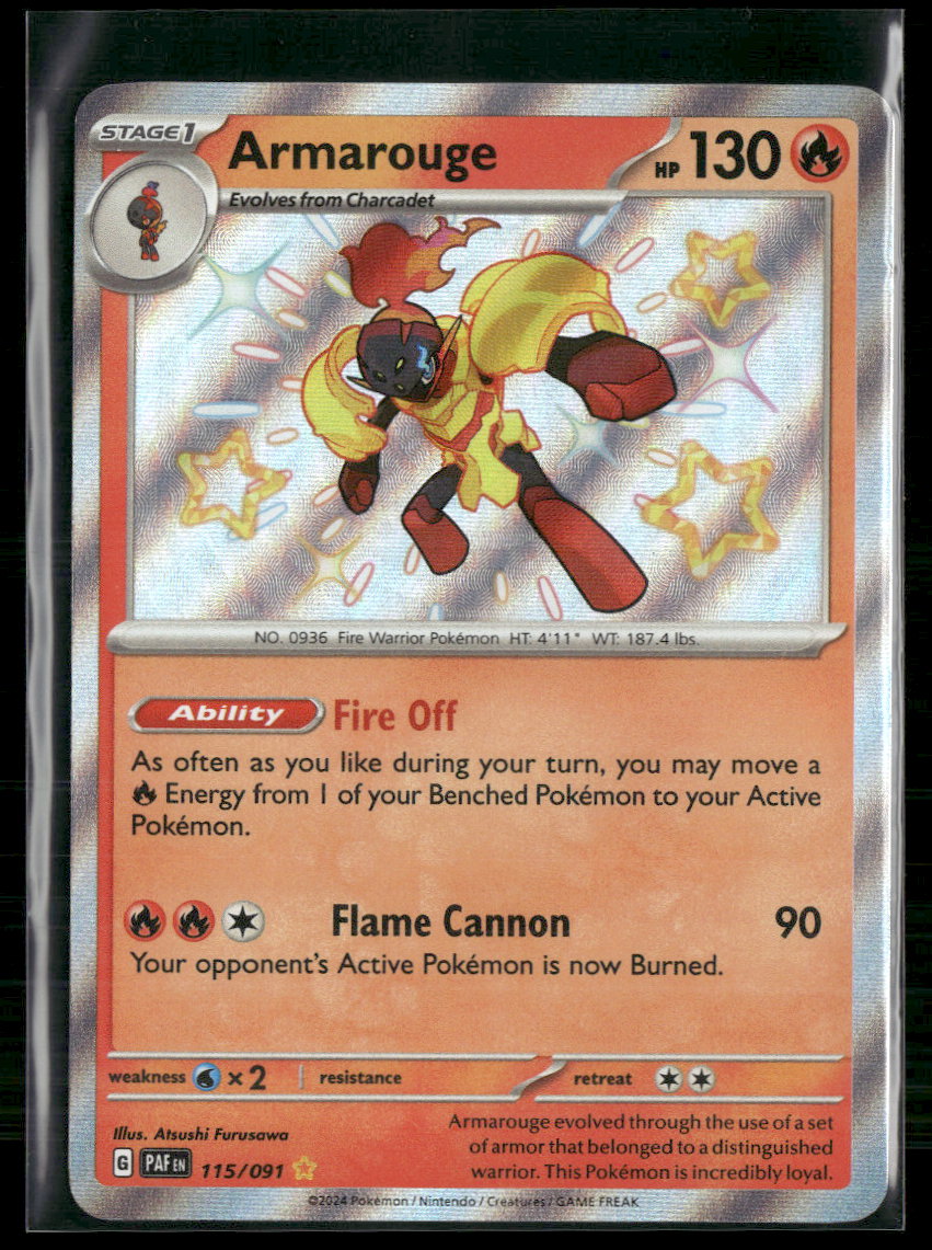 SV: Paldean Fates Armarouge #115/091