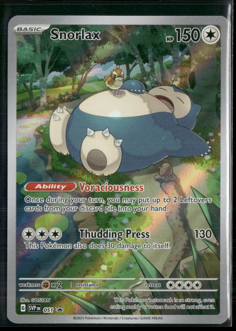 SV: Scarlet & Violet Promo Cards Snorlax #051