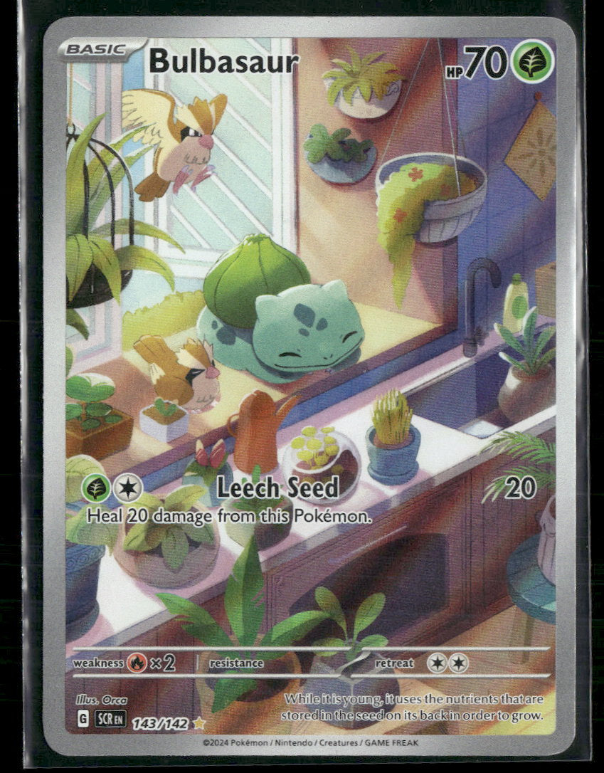 SV07: Stellar Crown Bulbasaur #143/142
