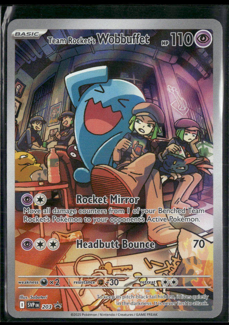 SV: Scarlet & Violet Promo Cards Team Rocket's Wobbuffet #203