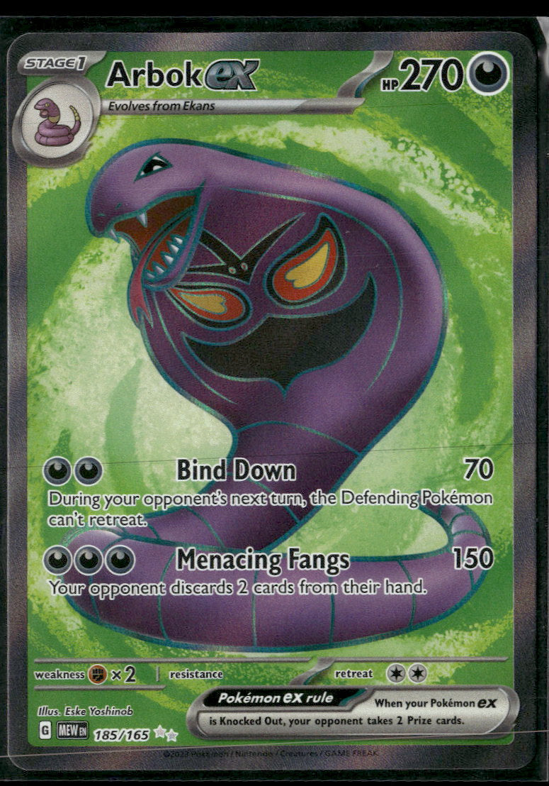 SV: Scarlet & Violet 151 Arbok ex #185/165