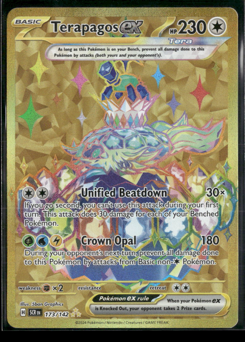 SV07: Stellar Crown Terapagos ex #173/142