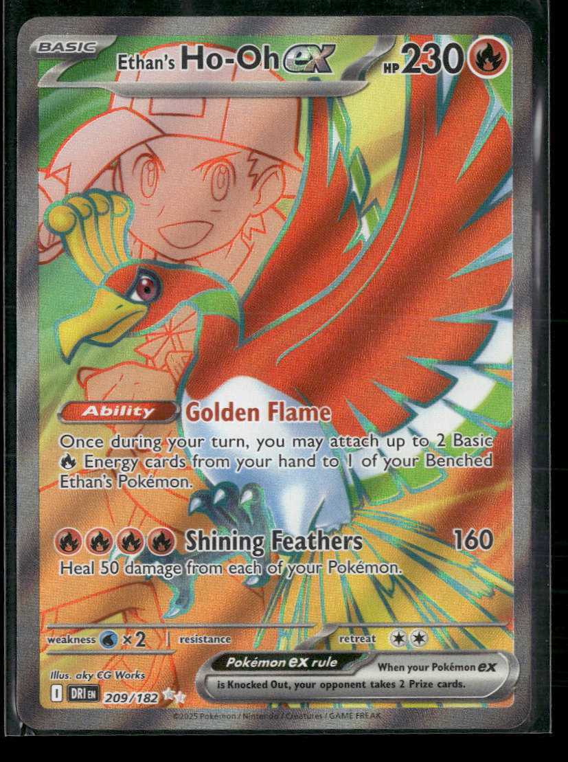 SV10: Destined Rivals Ethan's Ho-Oh ex #209/182