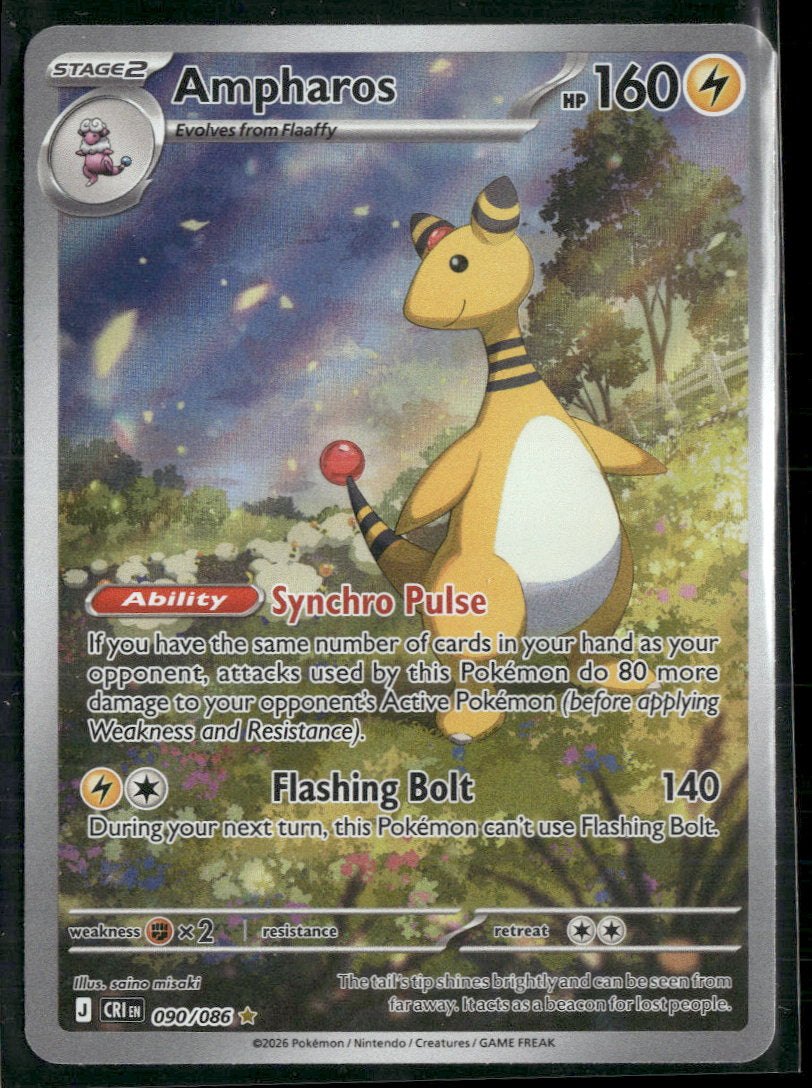 ME04: Chaos Rising Ampharos #090/086