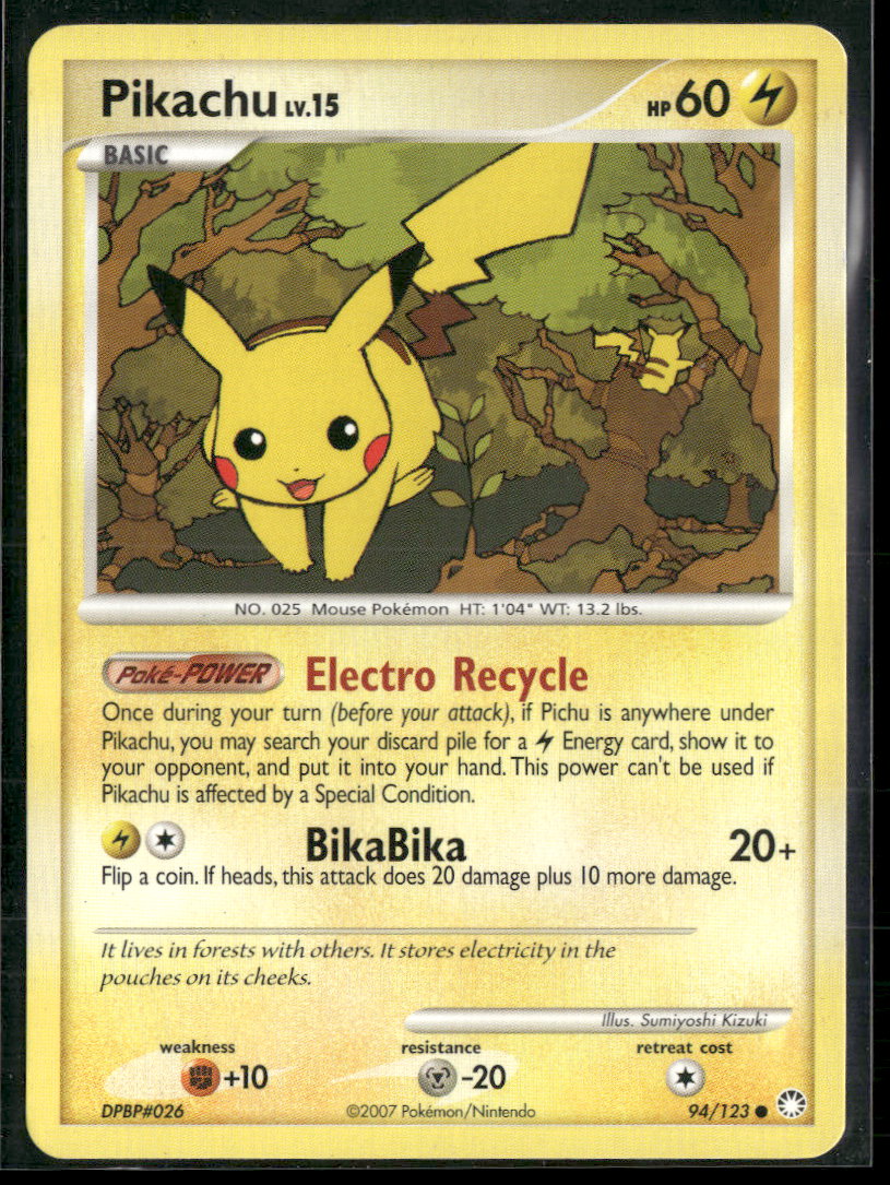 Mysterious Treasures Pikachu #94/123