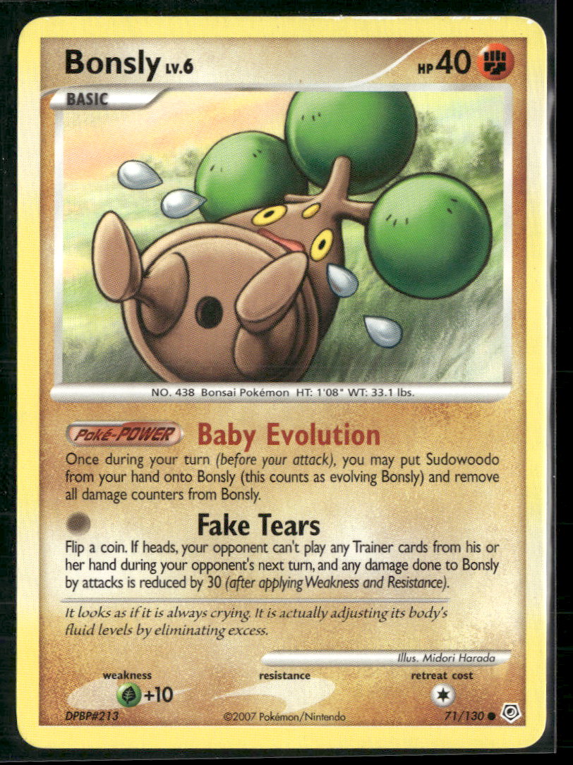 Diamond and Pearl Bonsly #71/130