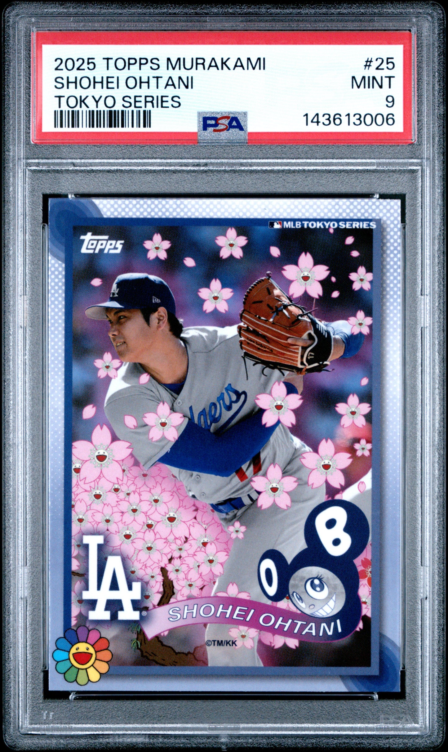 2025 Topps Takashi Murakami + Mlb World Tour Tokyo Series Shohei Ohtani 9 PSA