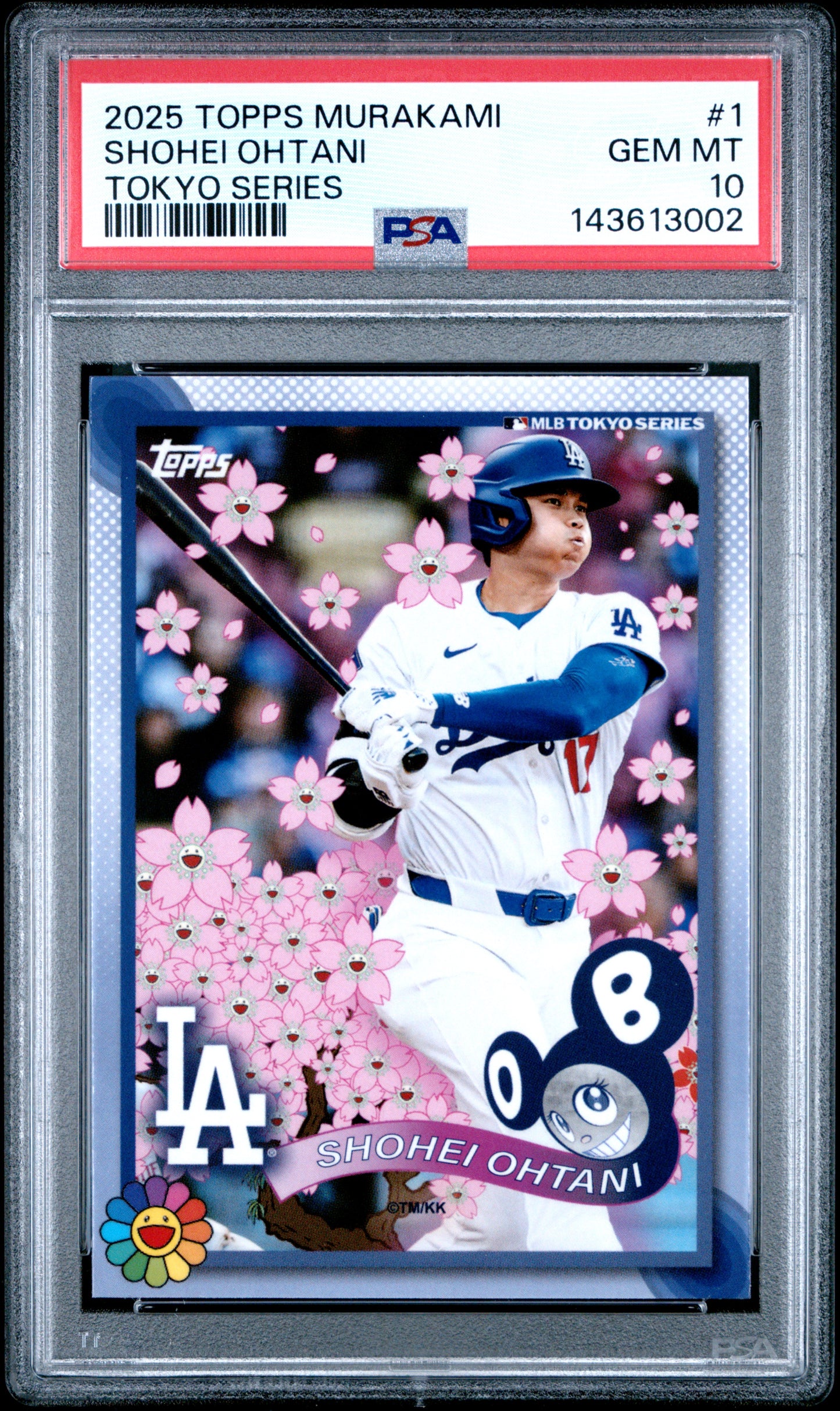 2025 Topps Takashi Murakami + Mlb World Tour Tokyo Series Shohei Ohtani 10 PSA