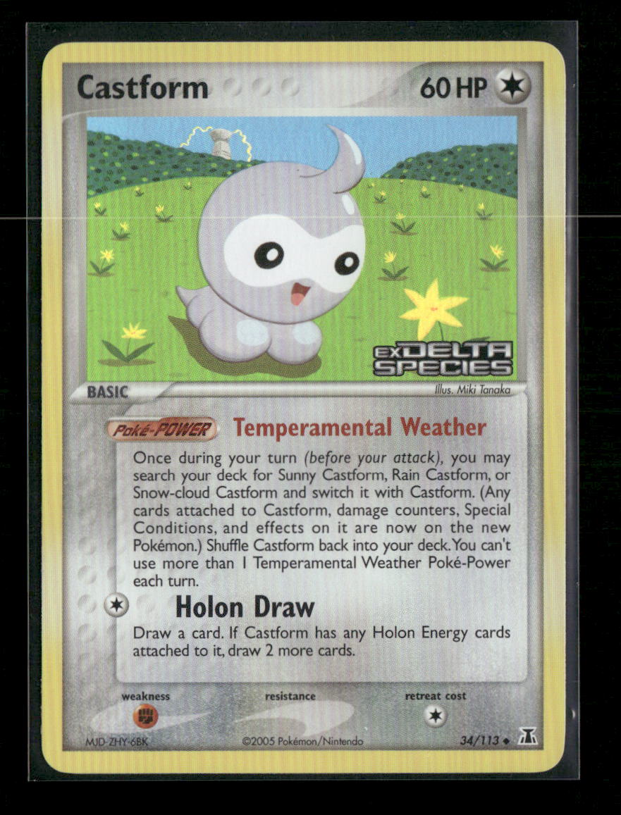 EX Delta Species Castform #34/113