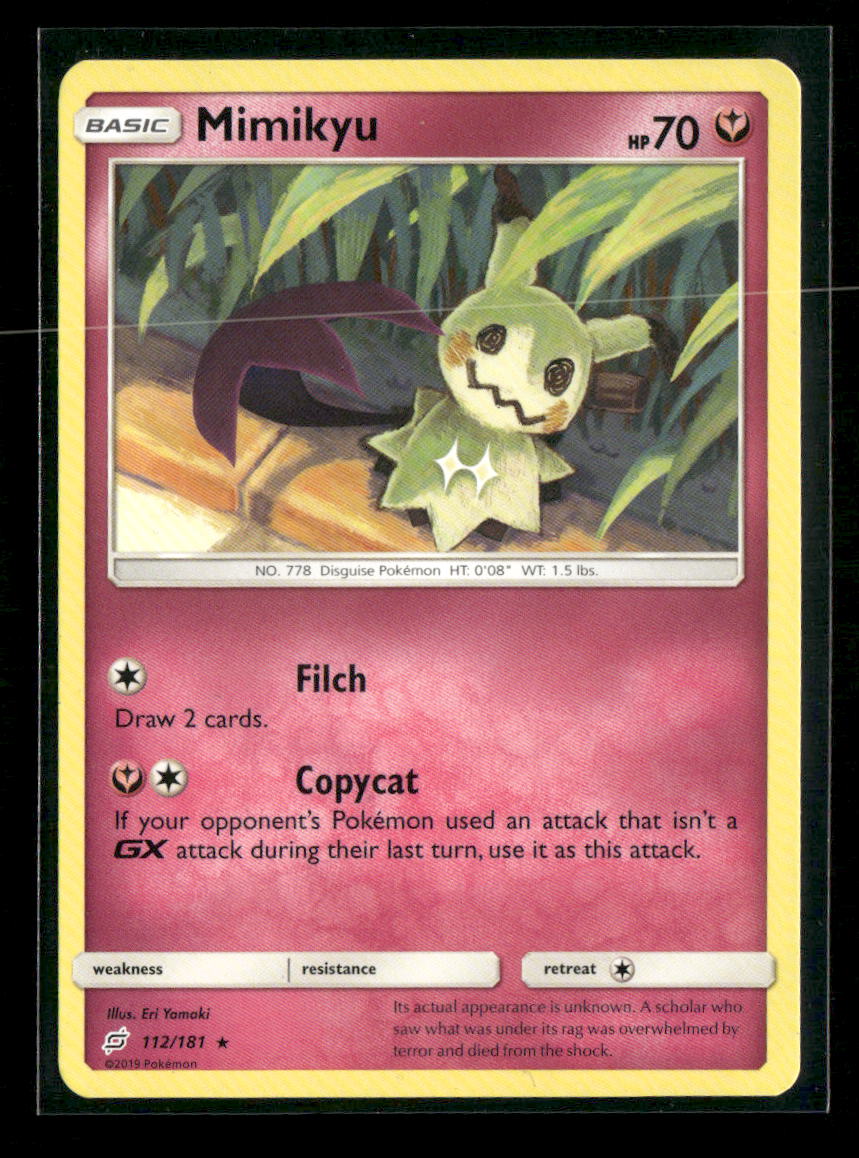 SM - Team Up Mimikyu #112/181